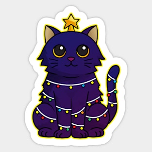 Christmas Cat Sticker